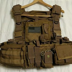 Tactical Plate Carrier & Thigh Drop Holster